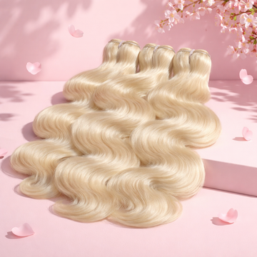 Raw Human Blonde Hair